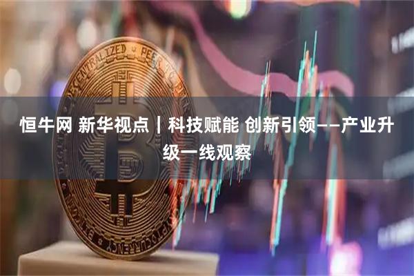恒牛网 新华视点｜科技赋能 创新引领——产业升级一线观察